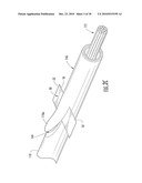 Cutters for Accessing a Fiber within a Fiber Optic Cable to Splice Thereto and Tools and Methods Using the Same diagram and image