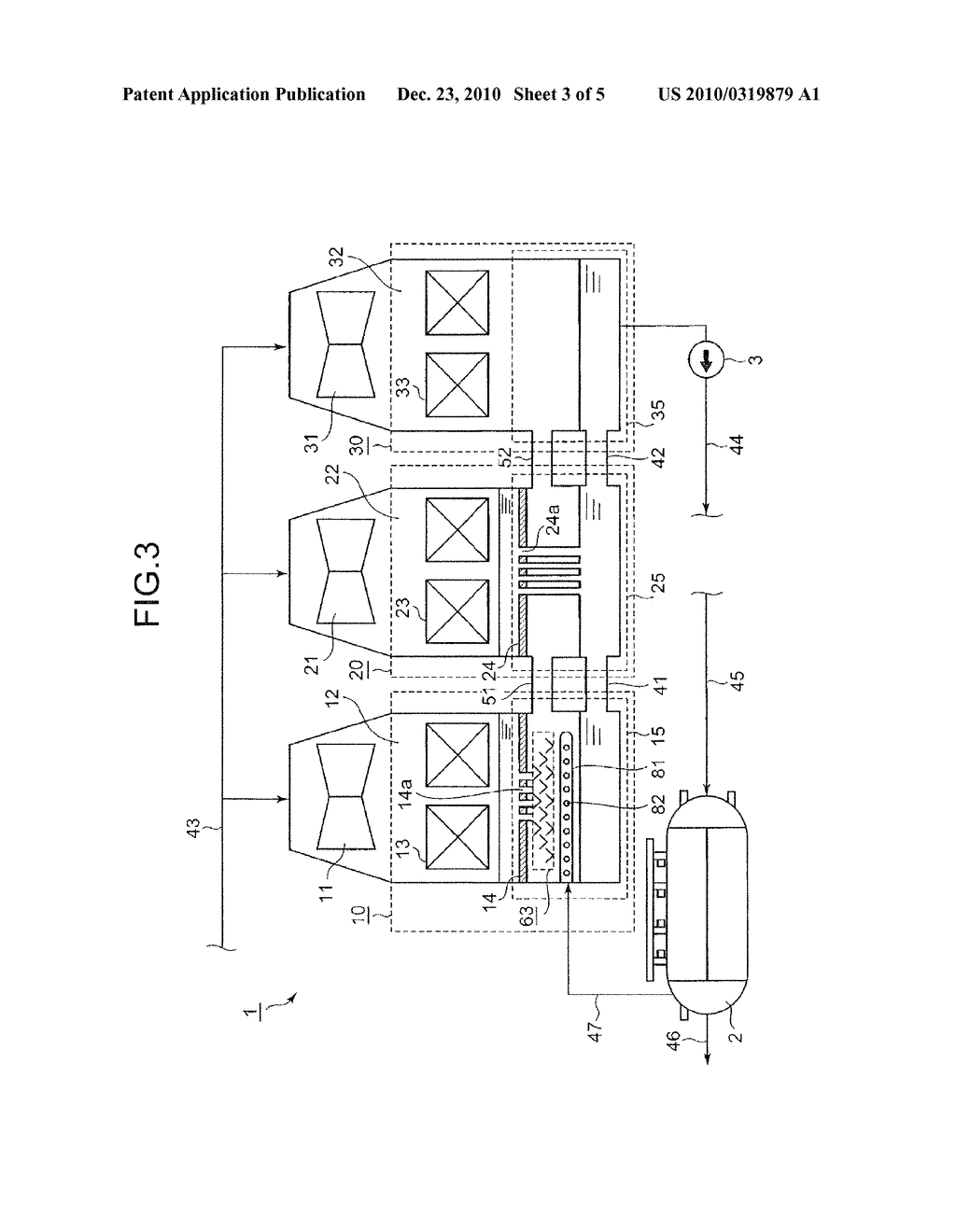 MULTI-PRESSURE CONDENSER AND CONDENSATE REHEATING METHOD - diagram, schematic, and image 04