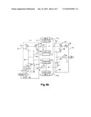 DEVICE FOR TRANSMITTING POWER BETWEEN THE OUTPUT OF A THERMAL ENGINE AND A WHEEL SHAFT, AND USE OF SAID DEVICE diagram and image