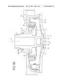 Driving device for an adjusting system of a motor vehicle diagram and image