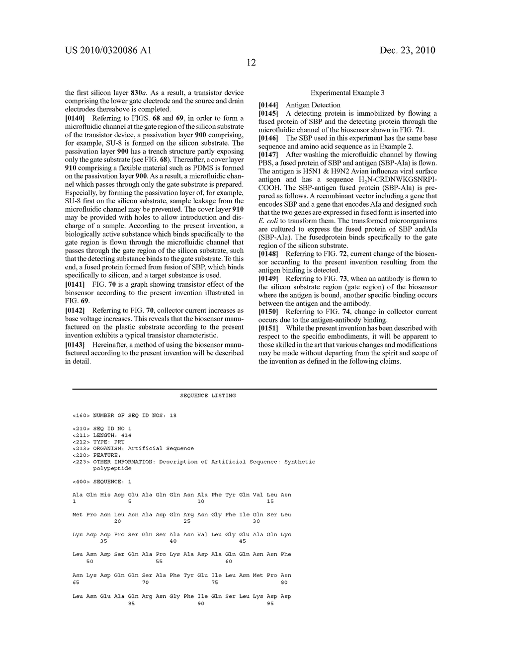 FLEXIBLE BIOSENSOR AND MANUFACTURING METHOD FOR THE SAME - diagram, schematic, and image 87