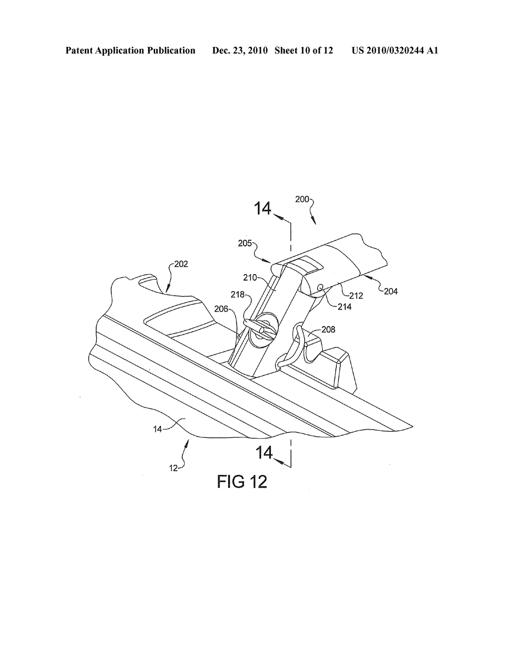 SYSTEM AND METHOD FOR VEHICLE ARTICLE CARRIER HAVING STOWABLE CROSS BARS - diagram, schematic, and image 11