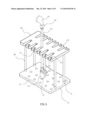 HOLDER FOR A GARDEN HOSE DISPLAY diagram and image