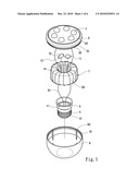 LAMP HEAT DISSIPATING STRUCTURE diagram and image