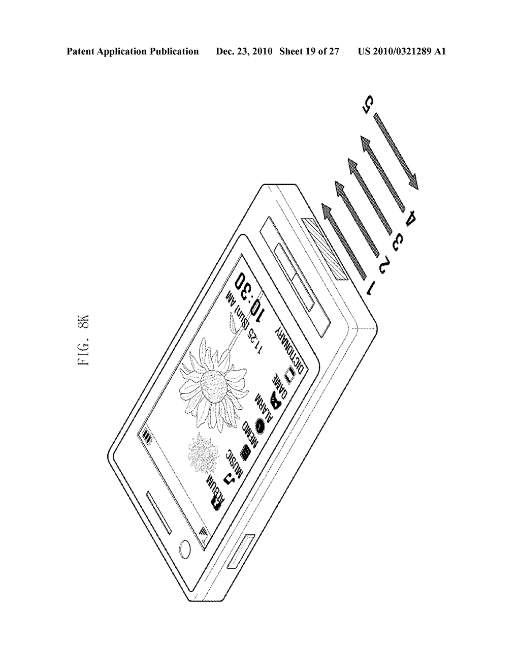 MOBILE DEVICE HAVING PROXIMITY SENSOR AND GESTURE BASED USER INTERFACE METHOD THEREOF - diagram, schematic, and image 20