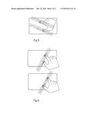 METHOD FOR DISPLAYING AND UPDATING A VIEW OF A GRAPHICAL SCENE IN RESPONSE TO COMMANDS VIA A TOUCH-SENSITIVE DEVICE diagram and image