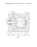 AXIAL PISTON ENGINE HAVING A HOUSING WITH A RADIALLY WIDENED INTERIOR PORTION diagram and image