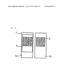 MOBILE INFORMATION TERMINAL HAVING OPERATION KEYS AND A DISPLAY ON OPPOSITE SIDES diagram and image