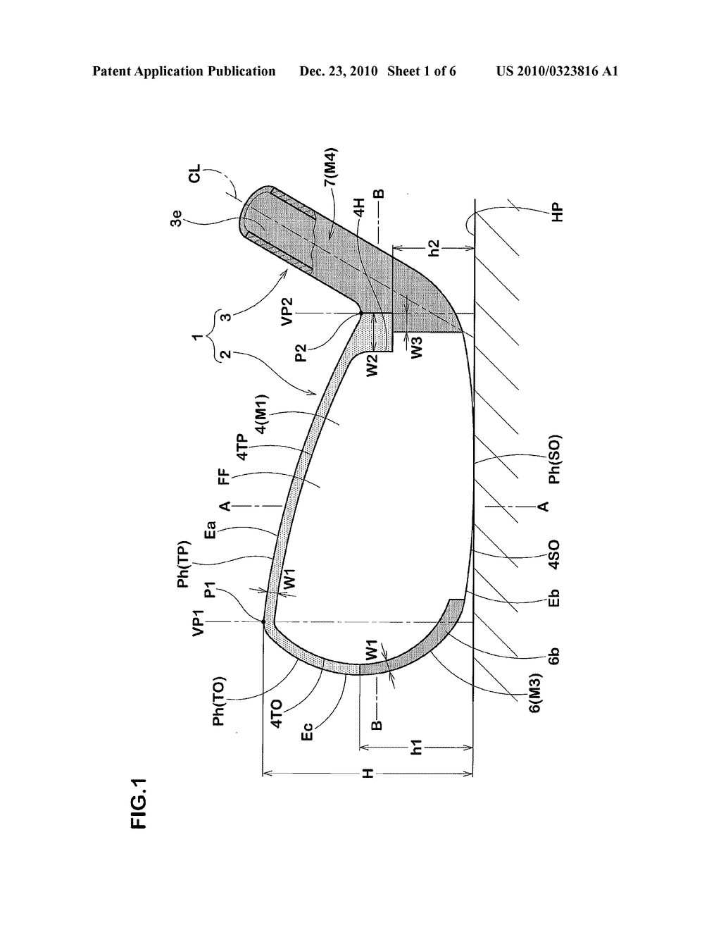 IRON-TYPE GOLF CLUB HEAD - diagram, schematic, and image 02