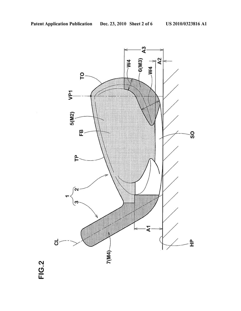 IRON-TYPE GOLF CLUB HEAD - diagram, schematic, and image 03
