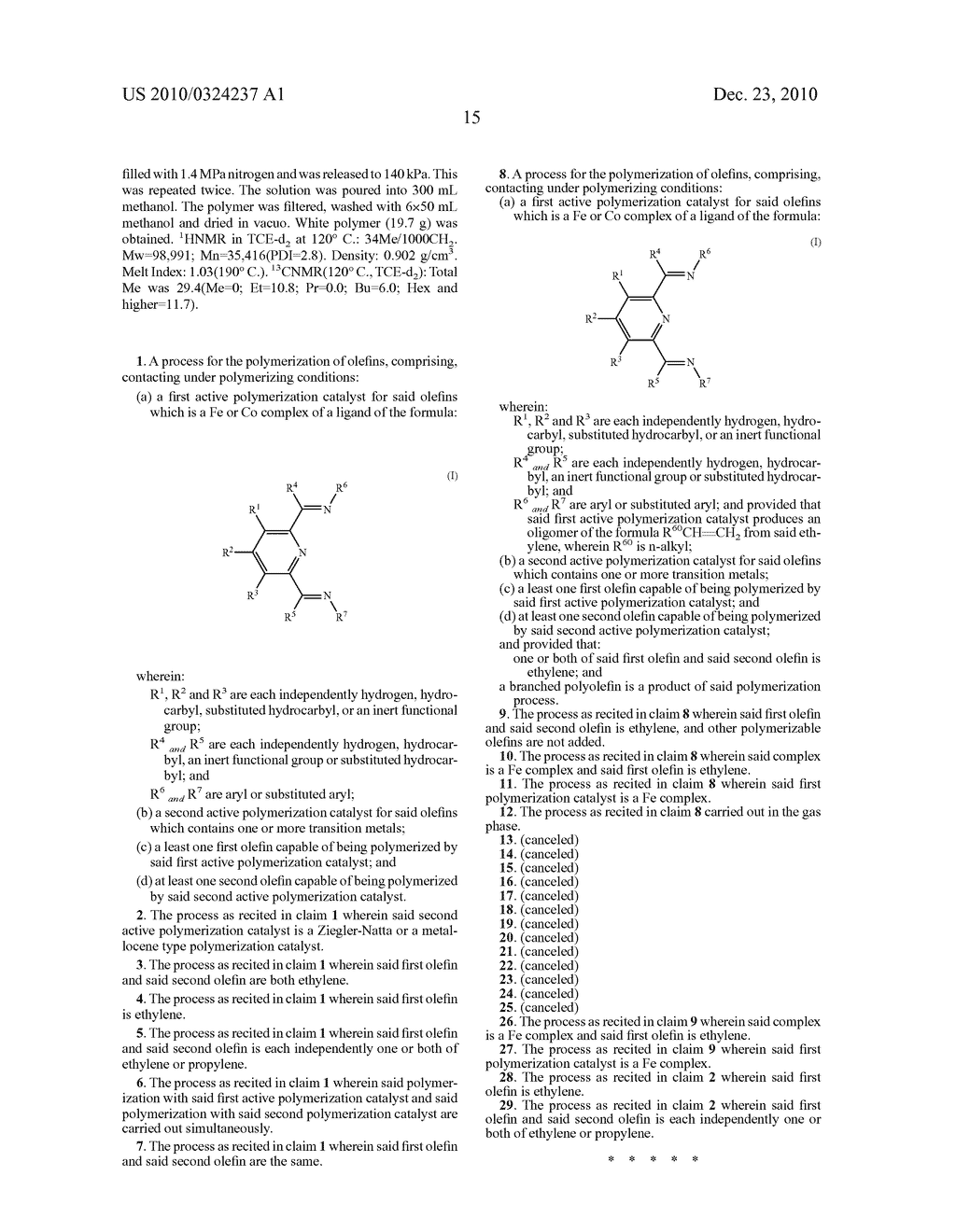 POLYMERIZATION OF OLEFINS - diagram, schematic, and image 16