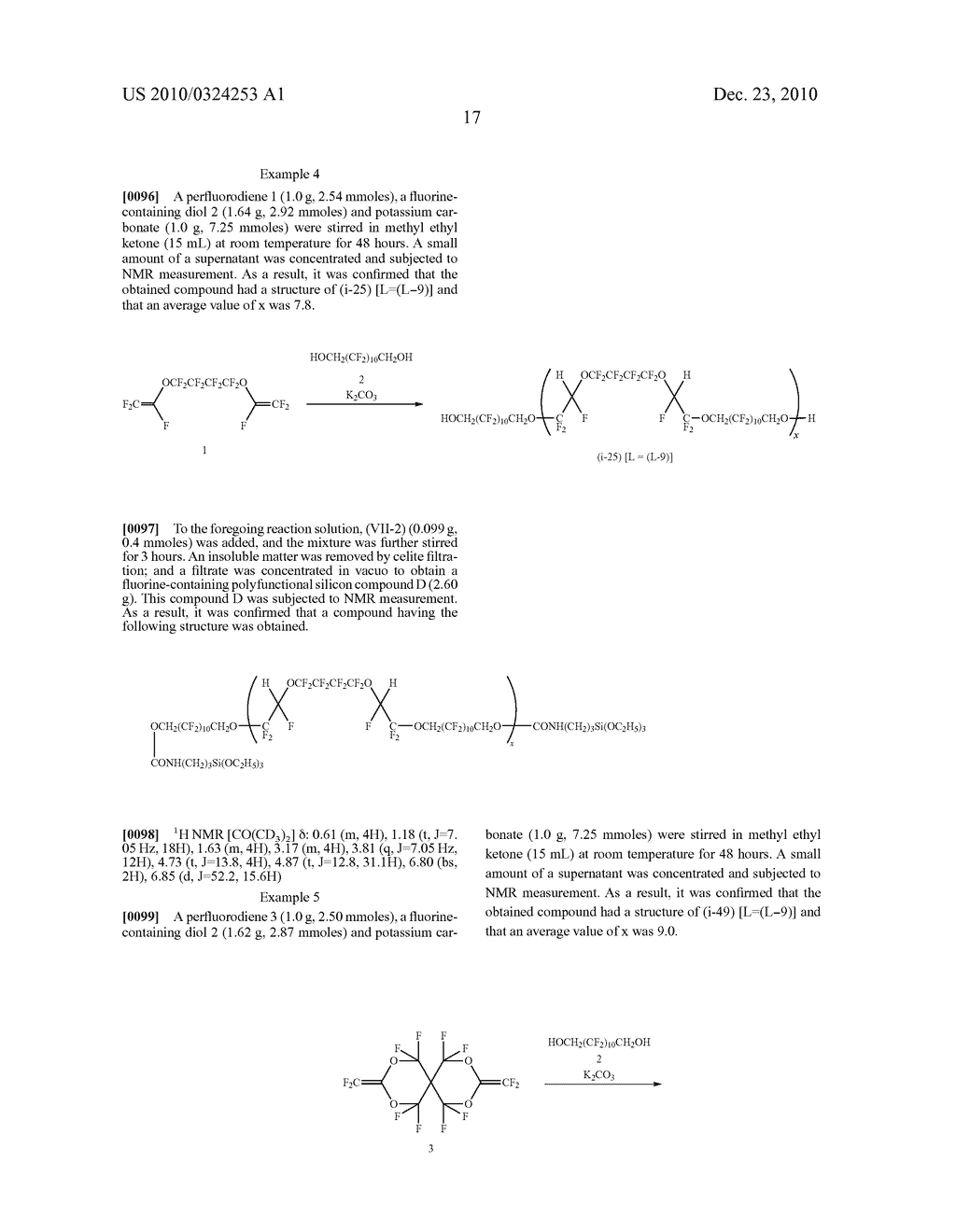 FLUORINE-CONTAINING POLYFUNCTIONAL SILICON COMPOUND AND METHOD FOR PRODUCING FLUORINE-CONTAINING POLYFUNCTIONAL SILICON COMPOUND - diagram, schematic, and image 18