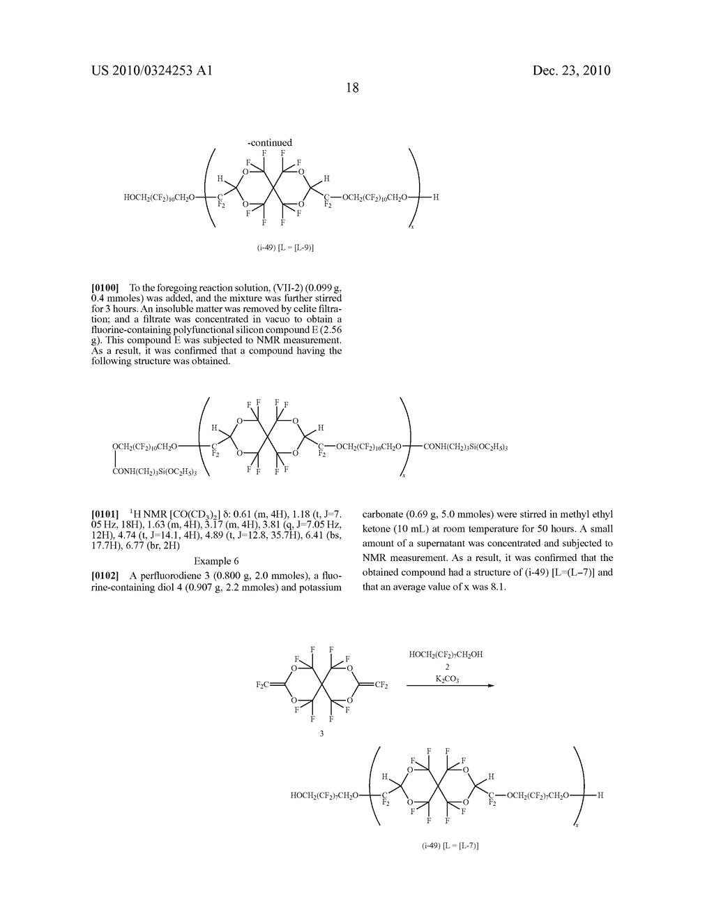 FLUORINE-CONTAINING POLYFUNCTIONAL SILICON COMPOUND AND METHOD FOR PRODUCING FLUORINE-CONTAINING POLYFUNCTIONAL SILICON COMPOUND - diagram, schematic, and image 19