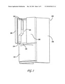 IN-DOOR FLUID DRAINAGE SYSTEM FOR A REFRIGERATOR diagram and image