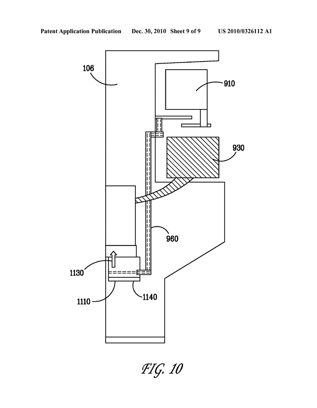 IN-DOOR FLUID DRAINAGE SYSTEM FOR A REFRIGERATOR - diagram, schematic, and image 10