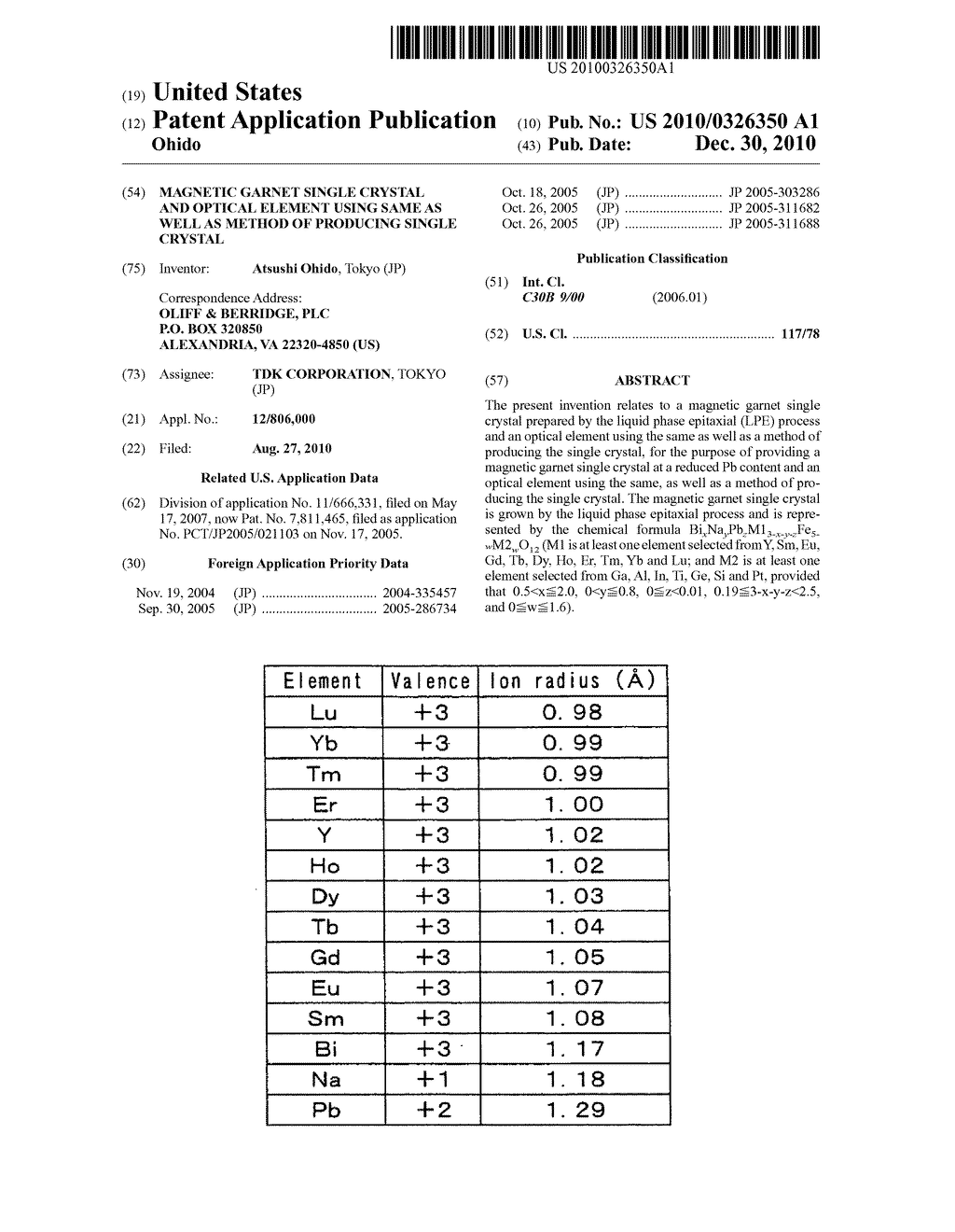 Magnetic garnet single crystal and optical element using same as well as method of producing single crystal - diagram, schematic, and image 01