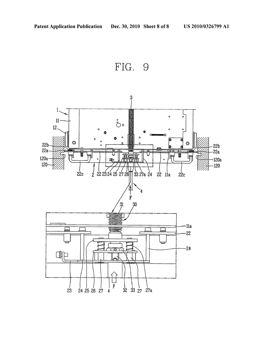 DEVICE FOR PREVENTING WITHDRAWING AND INSERTING OF A CIRCUIT BREAKER - diagram, schematic, and image 09