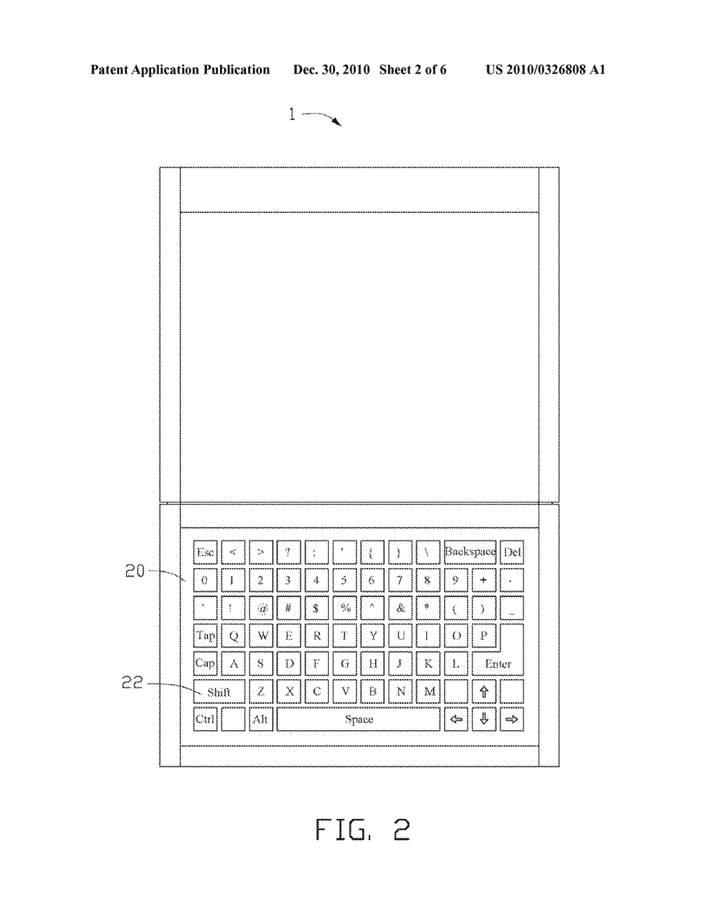 ELECTRONIC DEVICE WITH TWO KEYPADS - diagram, schematic, and image 03