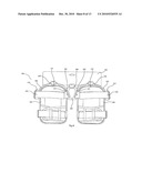 Merchandizing hanger diagram and image