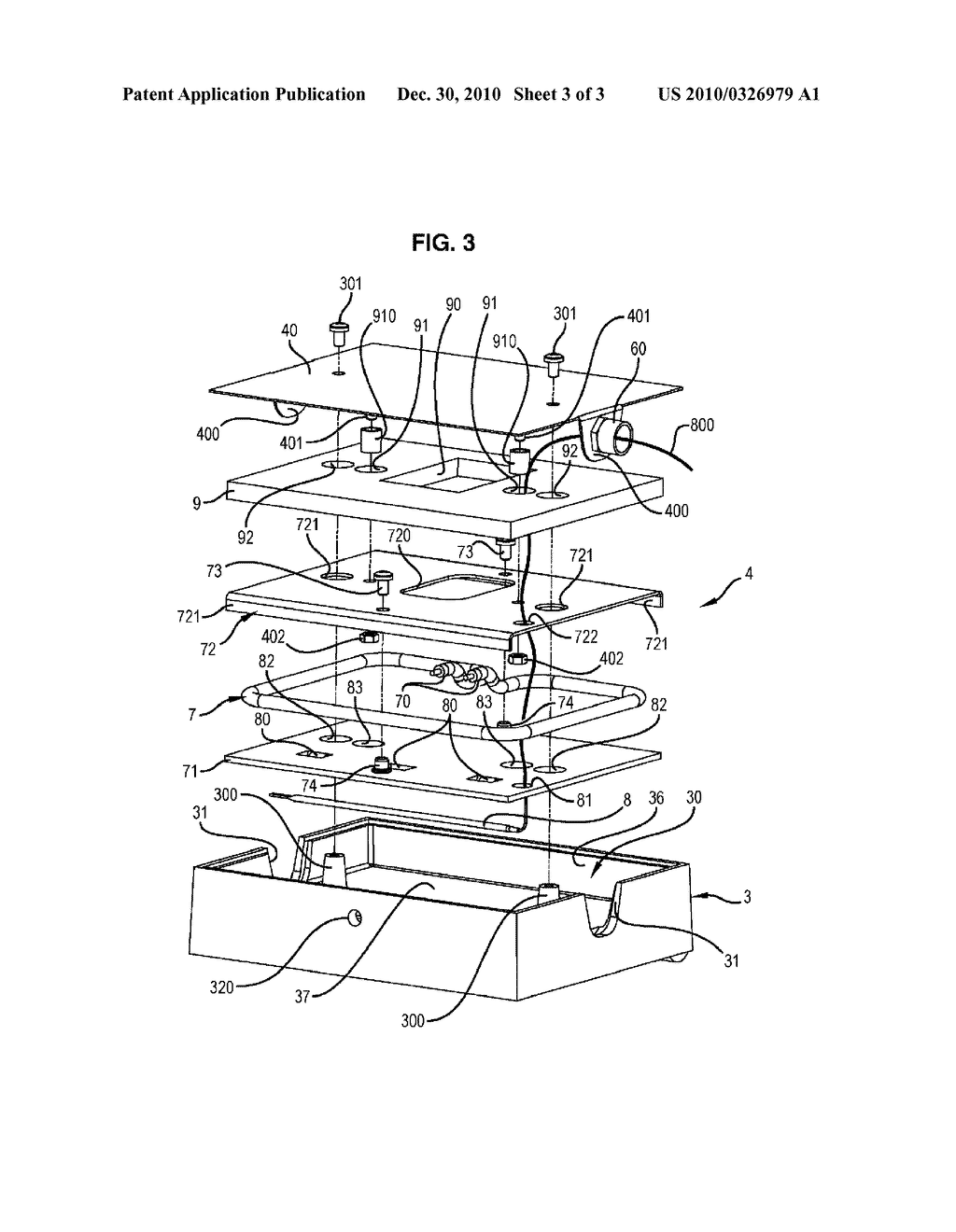 Device for stimulating living tissue by microelectrodes and removable module and use thereof - diagram, schematic, and image 04