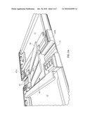 CONTAINER HAVING MEANS FOR HOLDING LITERATURE THEREIN diagram and image