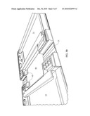 CONTAINER HAVING MEANS FOR HOLDING LITERATURE THEREIN diagram and image