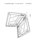 CONTAINER HAVING MEANS FOR HOLDING LITERATURE THEREIN diagram and image