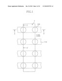 PHASE CHANGE MEMORY DEVICE HAVING PARTIALLY CONFINED HEATING ELECTRODES CAPABLE OF REDUCING HEATING DISTURBANCES BETWEEN ADJACENT MEMORY CELLS diagram and image