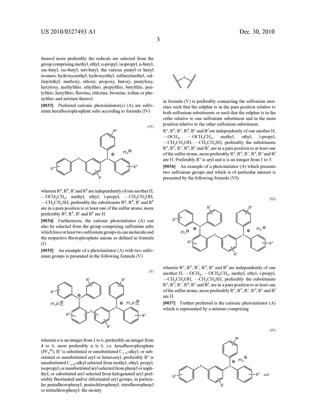 DUAL PHOTOINITIATOR, PHOTOCURABLE COMPOSITION, USE THEREOF AND PROCESS FOR PRODUCING A THREE DIMENSIONAL ARTICLE - diagram, schematic, and image 04