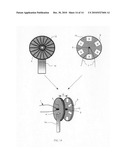 Human powered pull strings generator diagram and image