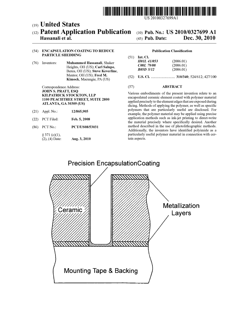 ENCAPSULATION COATING TO REDUCE PARTICLE SHEDDING - diagram, schematic, and image 01