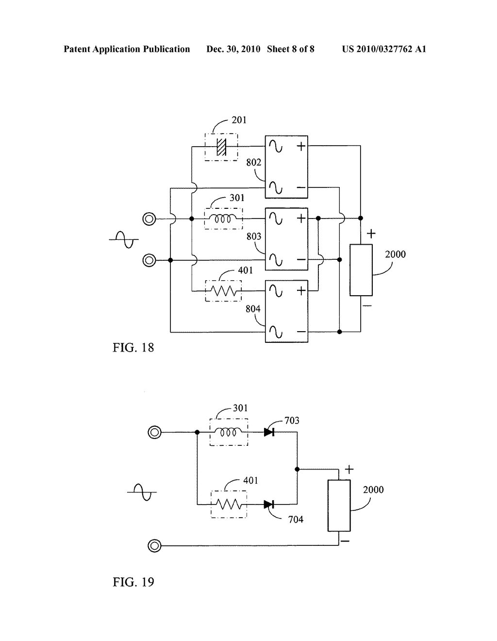 Lighting device with optical pulsation suppression by polyphase-driven electric energy - diagram, schematic, and image 09