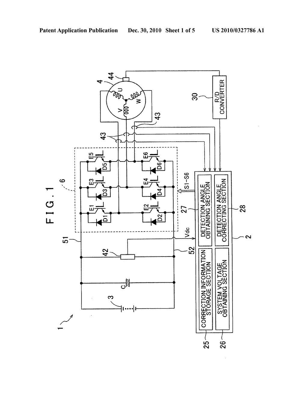 Electric motor drive control apparatus - diagram, schematic, and image 02