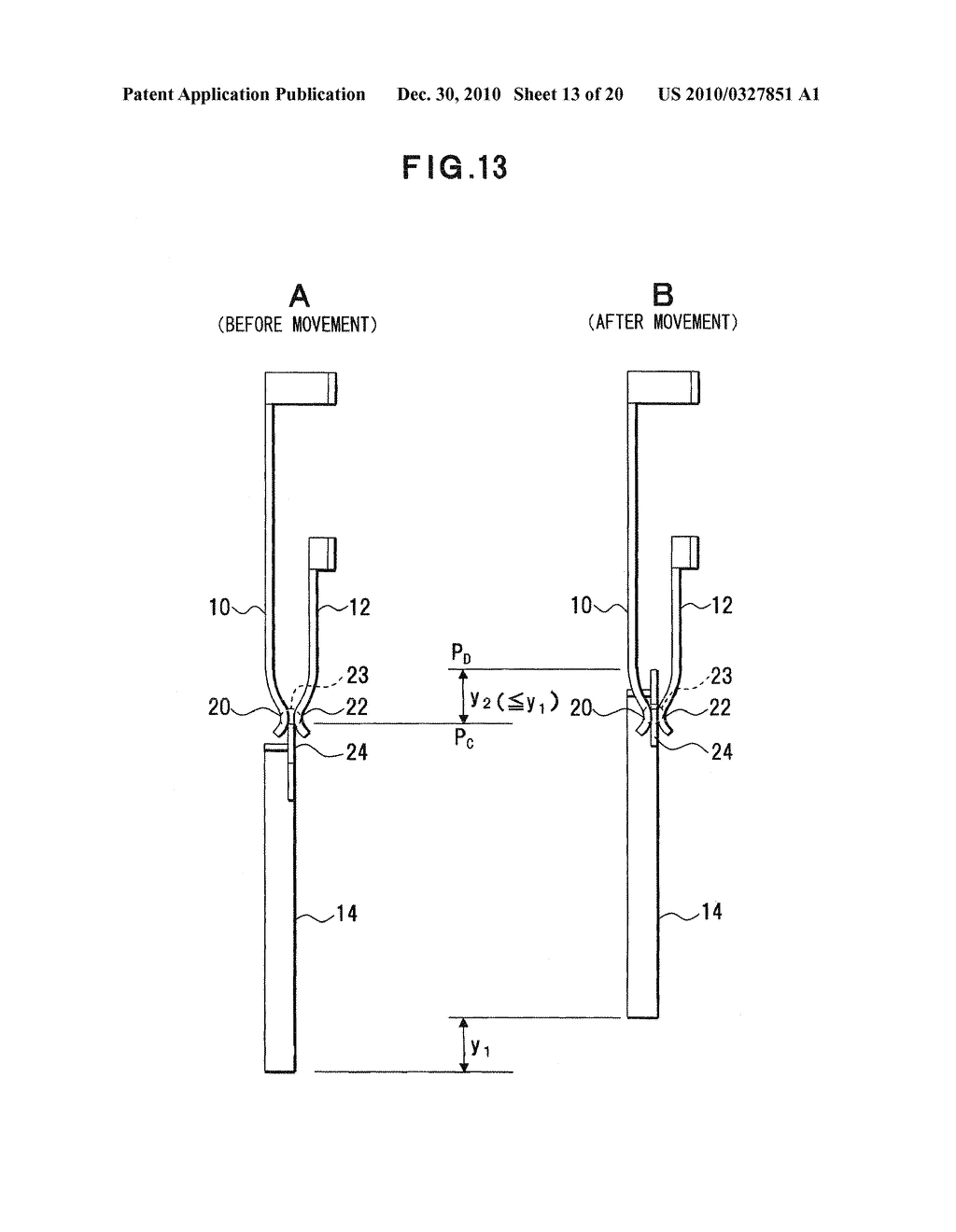 CONTACT MECHANISM, CARD DETECTING APPARATUS, AND CARD DETECTING METHOD - diagram, schematic, and image 14