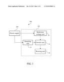 WARNING CIRCUIT AND ELECTRONIC DEVICE diagram and image