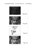 Adaptive method for processing digital images, and an image processing device diagram and image