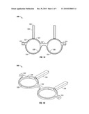 OPHTHALMIC EYEWEAR WITH LENSES CAST INTO A FRAME AND METHODS OF FABRICATION diagram and image