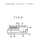 COMPONENT, DISPLAY PART STRUCTURE AND PORTABLE TERMINAL DEVICE diagram and image