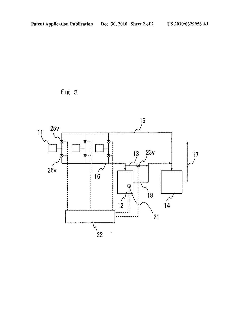 Exhaust gas treatment method and system - diagram, schematic, and image 03