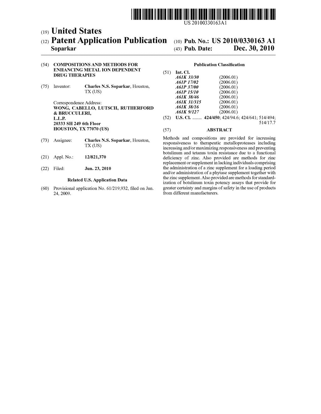 Compositions and Methods for Enhancing Metal Ion Dependent Drug Therapies - diagram, schematic, and image 01