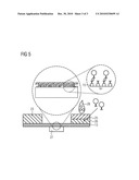 APPARATUS AND METHOD FOR THE DETECTION OF LIQUIDS OR SUBSTANCES FROM LIQUIDS, AND USE OF SAID APPARATUS diagram and image