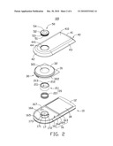 BATTERY COVER ASSEMBLY FOR PORTABLE ELECTRONIC DEVICE diagram and image