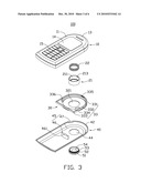 BATTERY COVER ASSEMBLY FOR PORTABLE ELECTRONIC DEVICE diagram and image