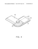 BATTERY COVER ASSEMBLY FOR PORTABLE ELECTRONIC DEVICE diagram and image