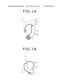 AURICLE-INSTALLED DEVICE AND BIO-SIGNAL MEASUREMENT APPARATUS diagram and image