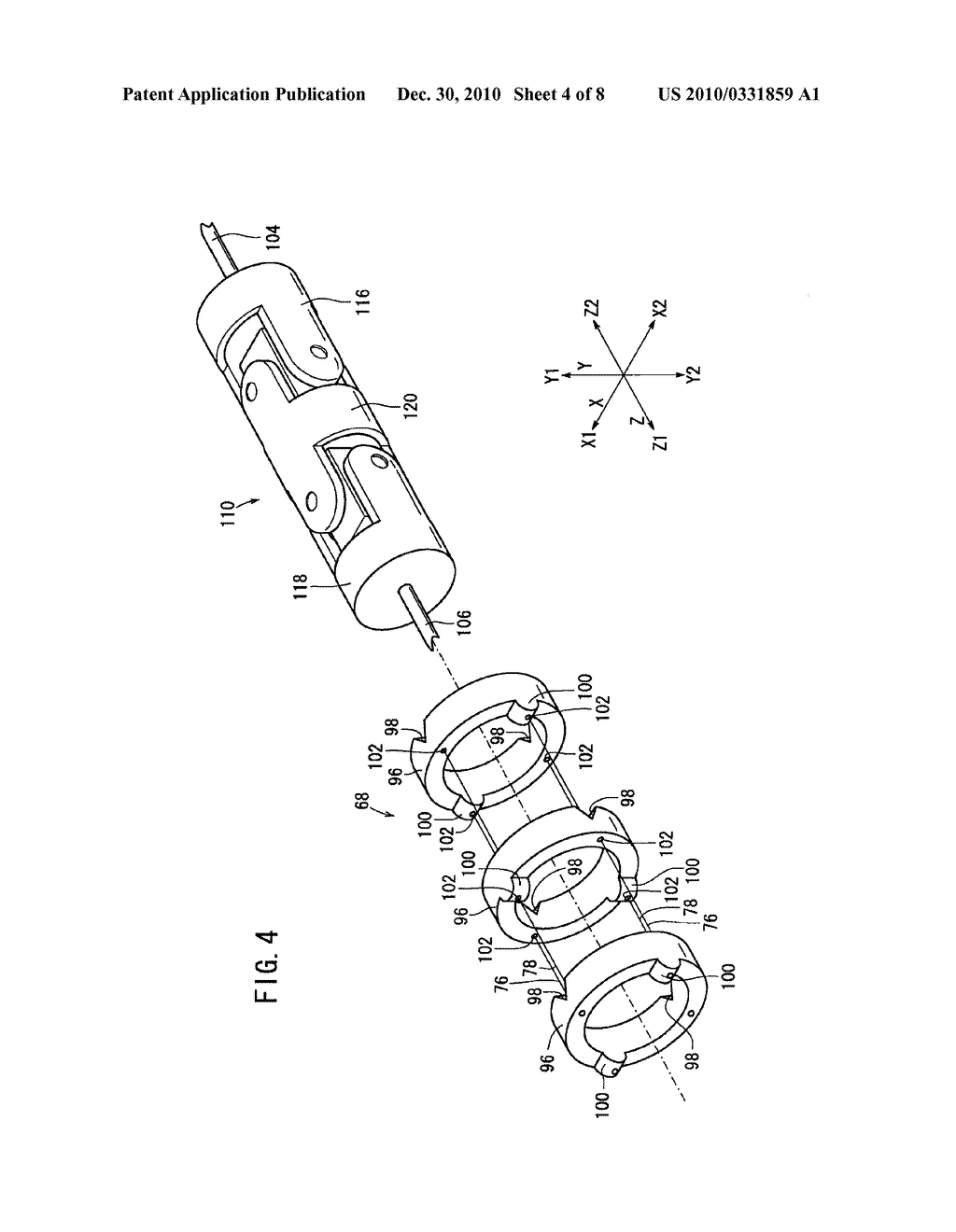 MEDICAL ROBOT SYSTEM FOR SUPPORTING AN ORGAN IN A POSITION SUITABLE FOR A MEDICAL TREATMENT - diagram, schematic, and image 05