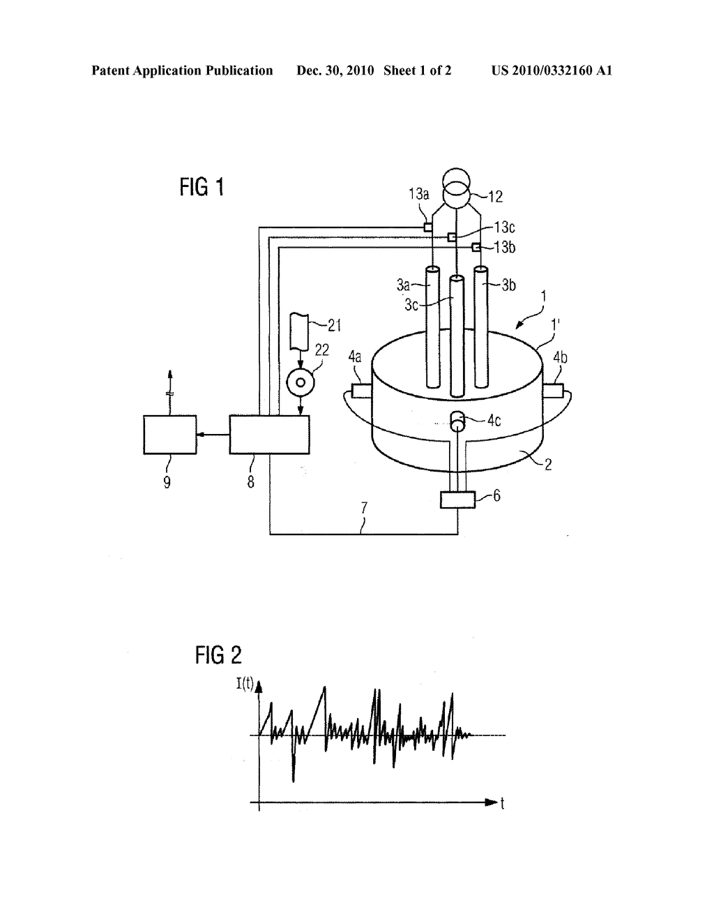 METHOD FOR DETERMINING A RADIATION MEASUREMENT FOR THERMAL RADIATION, ARC FURNACE, A SIGNAL PROCESSING DEVICE PROGRAMME CODE AND STORAGE MEDIUM FOR CARRYING OUT SAID METHOD - diagram, schematic, and image 02