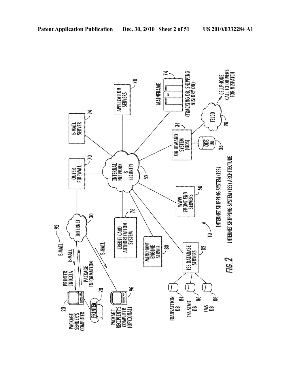 Internet Package Shipping Systems and Methods - diagram, schematic, and image 03