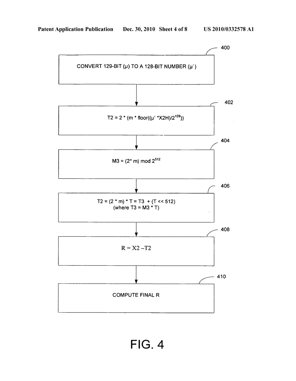 Method and apparatus for performing efficient side-channel attack resistant reduction - diagram, schematic, and image 05