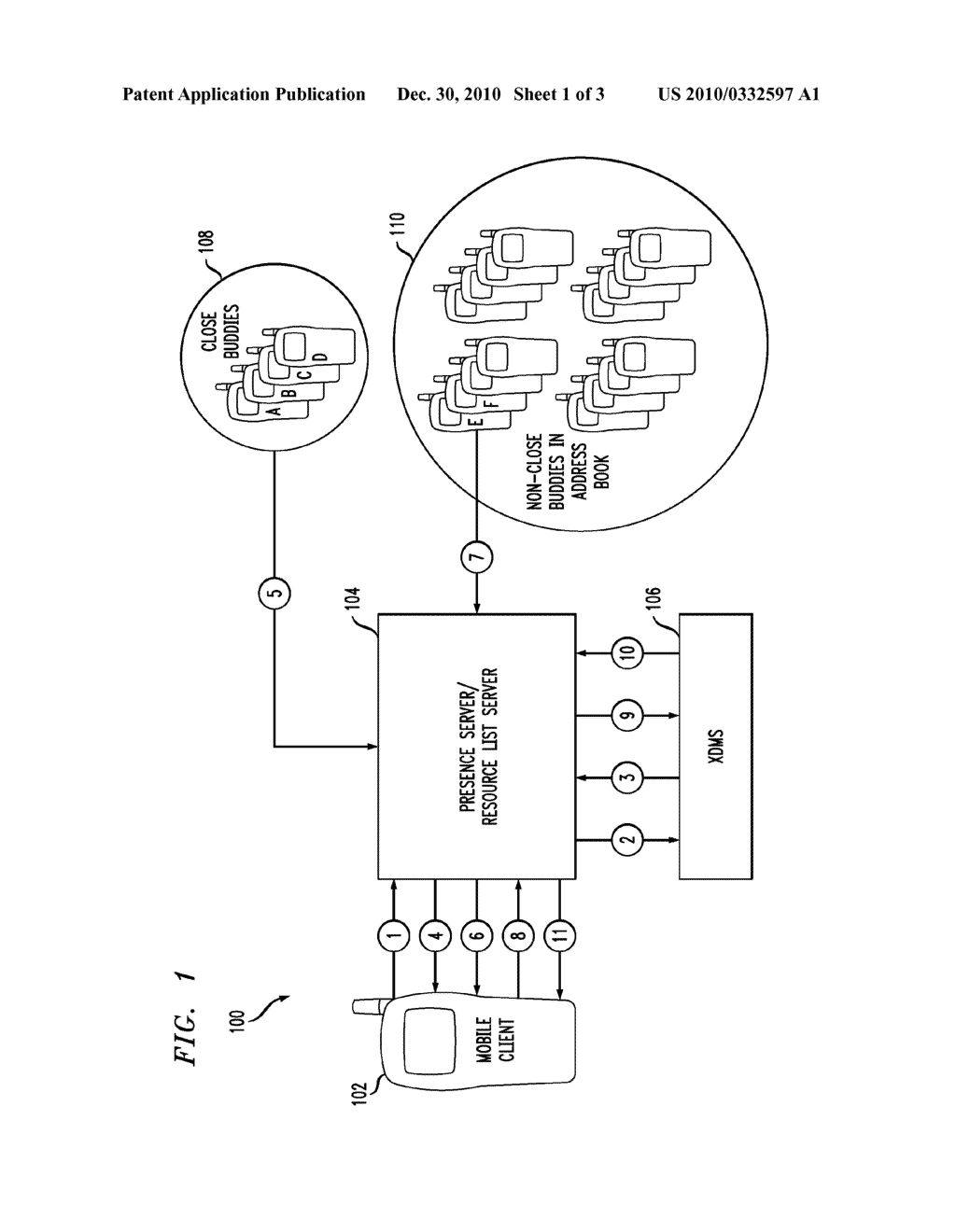 METHOD AND SYSTEM FOR REDUCING THE NUMBER OF PRESENCE EVENTS WITHIN A NETWORK - diagram, schematic, and image 02